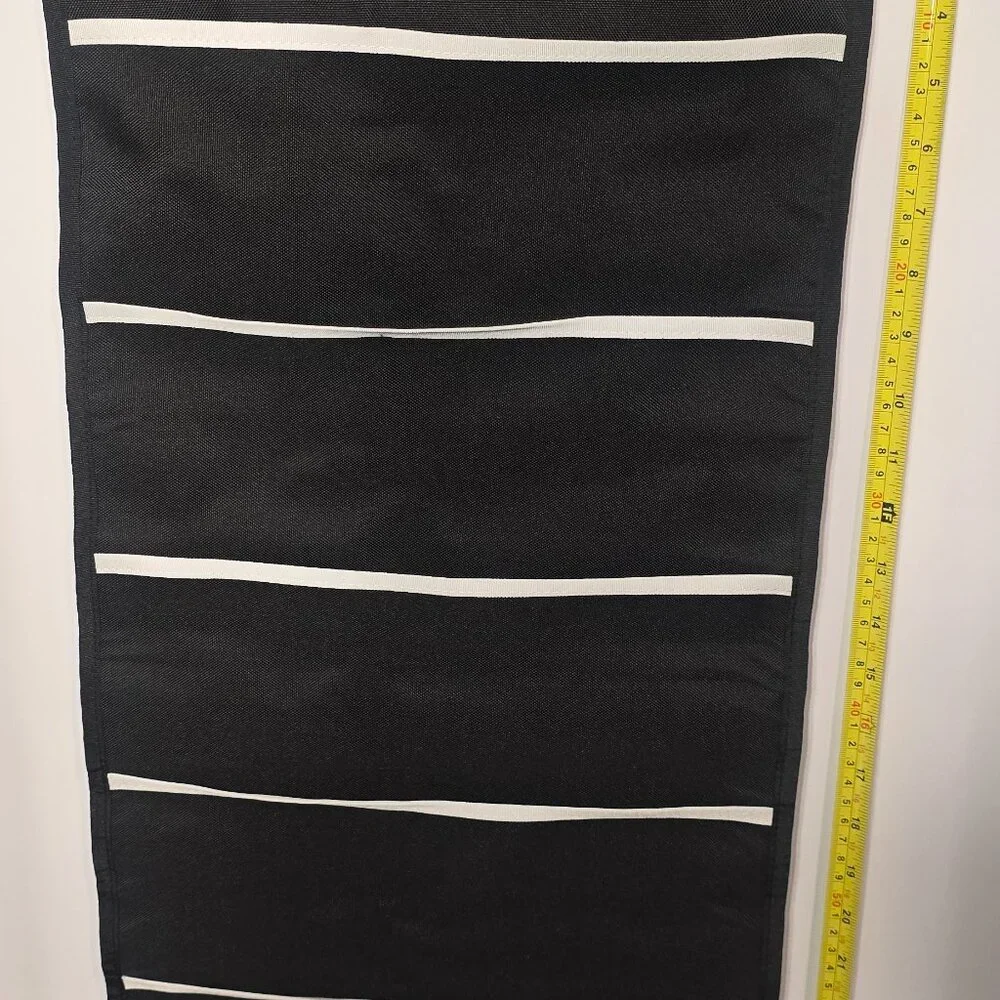 Hanging Wall File Folder Organizer(2 PACK) 6 Pockets and grommets for hanging